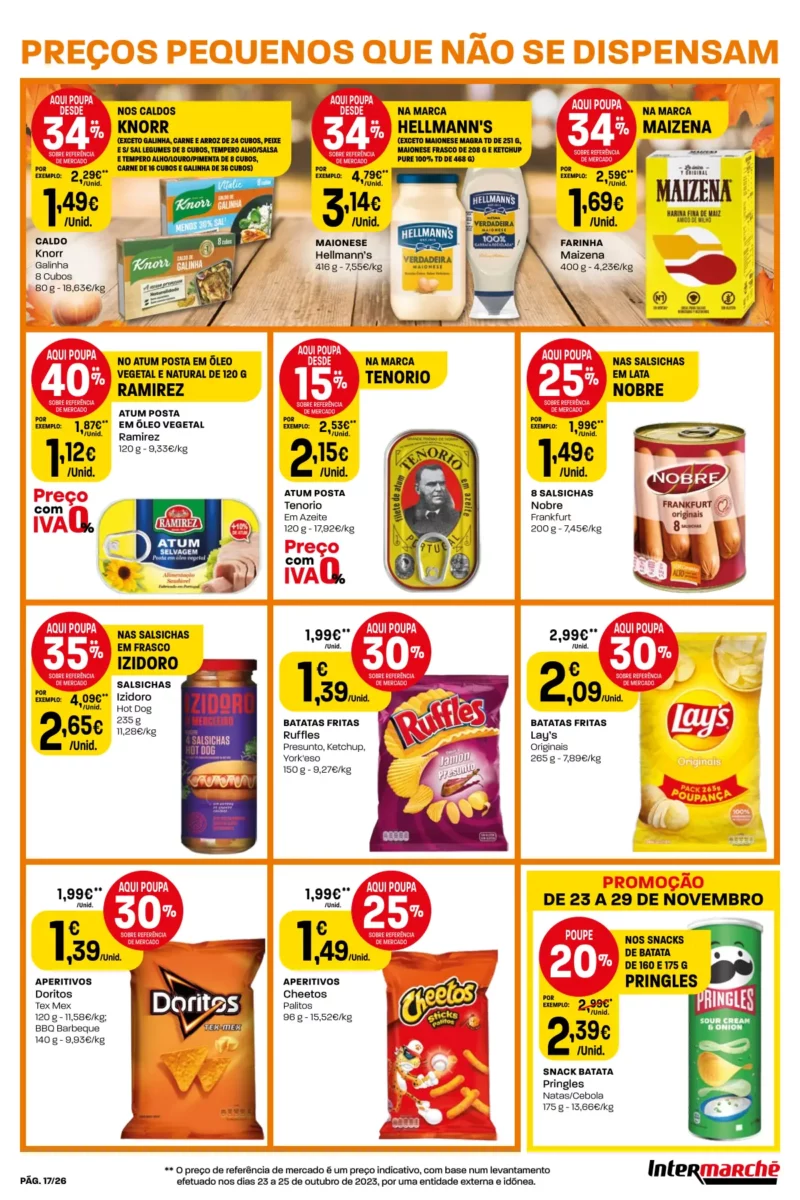 Antevis&atilde;o Folheto Intermarch&eacute; (23 a 29 novembro)