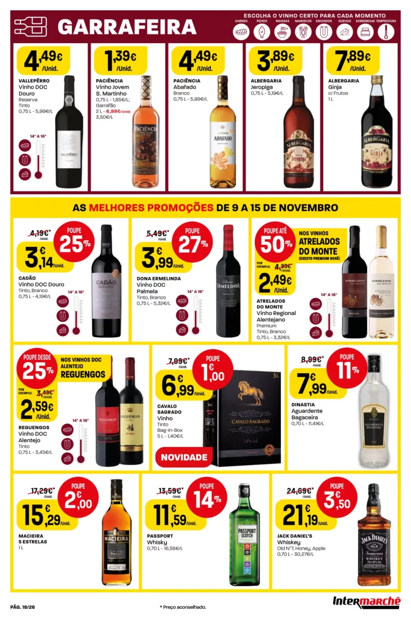 Antevis&atilde;o Folheto Intermarch&eacute; (9 a 15 novembro)