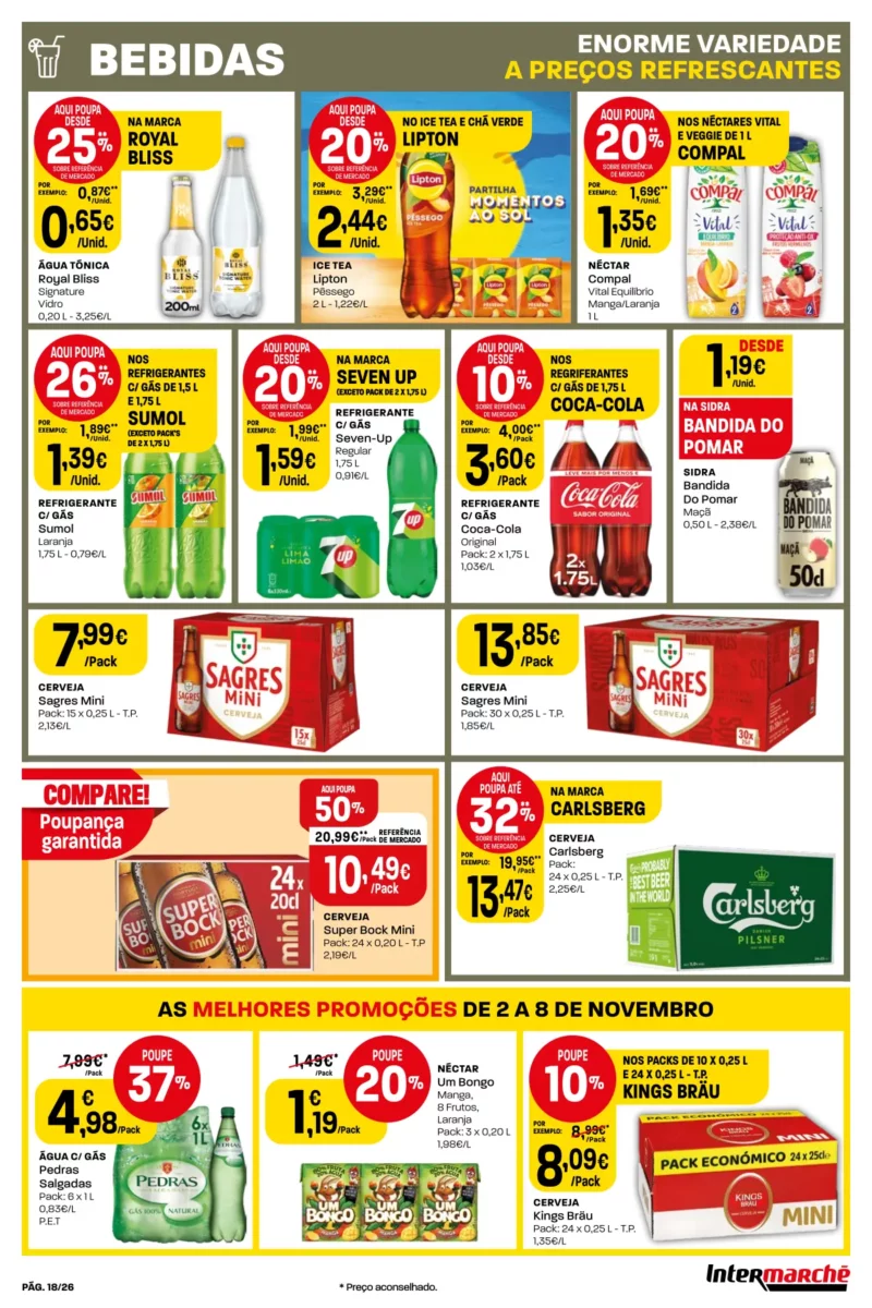 Antevis&atilde;o Folheto Intermarch&eacute; (2 a 8 novembro)