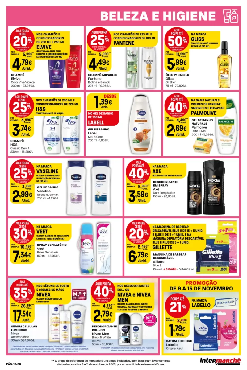 Antevis&atilde;o Folheto Intermarch&eacute; (9 a 15 novembro)