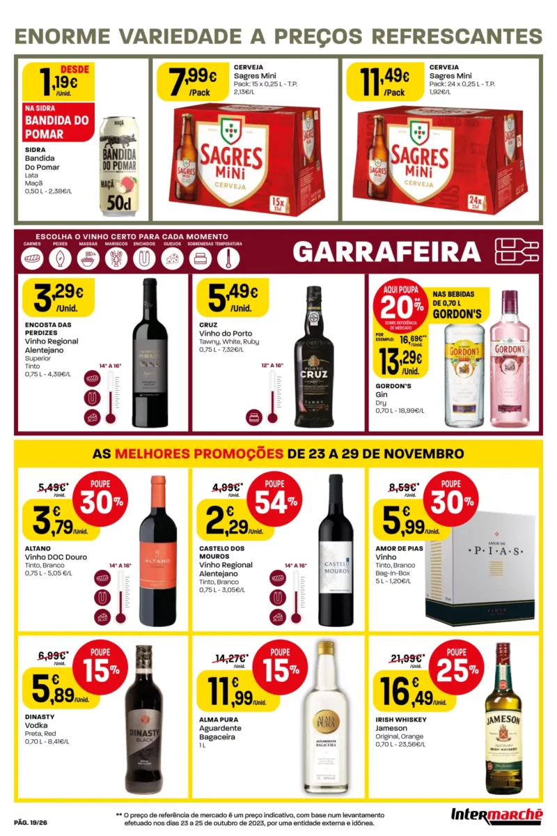 Antevis&atilde;o Folheto Intermarch&eacute; (23 a 29 novembro)