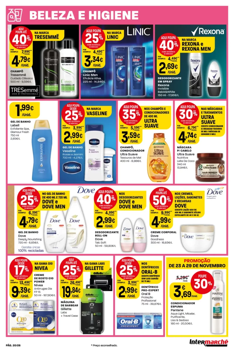 Antevis&atilde;o Folheto Intermarch&eacute; (23 a 29 novembro)