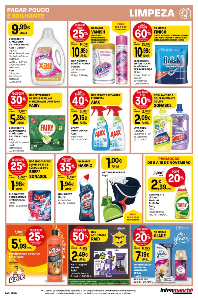 Antevis&atilde;o Folheto Intermarch&eacute; (9 a 15 novembro)