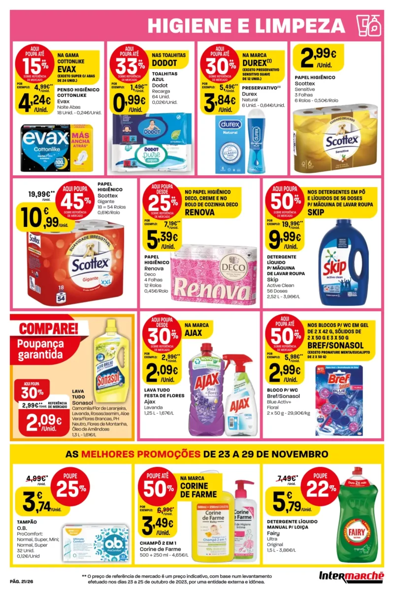 Antevis&atilde;o Folheto Intermarch&eacute; (23 a 29 novembro)