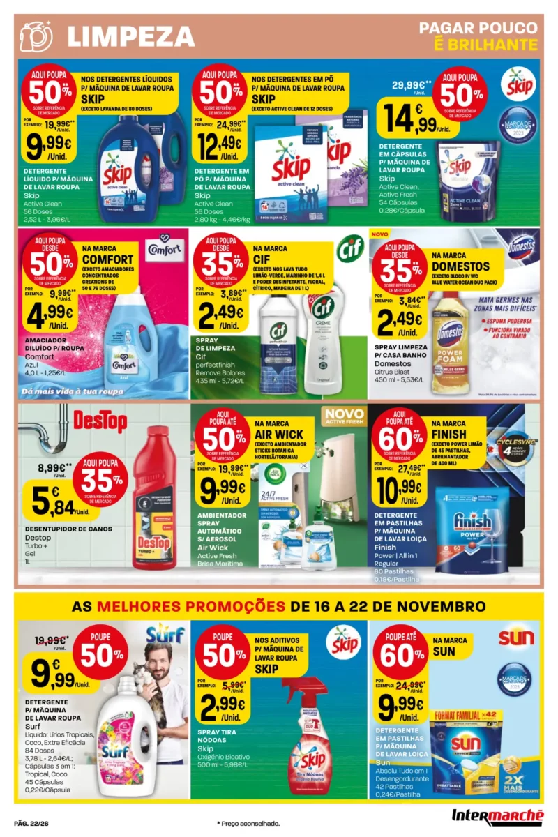 Antevis&atilde;o Folheto Intermarch&eacute; (16 a 22 novembro)