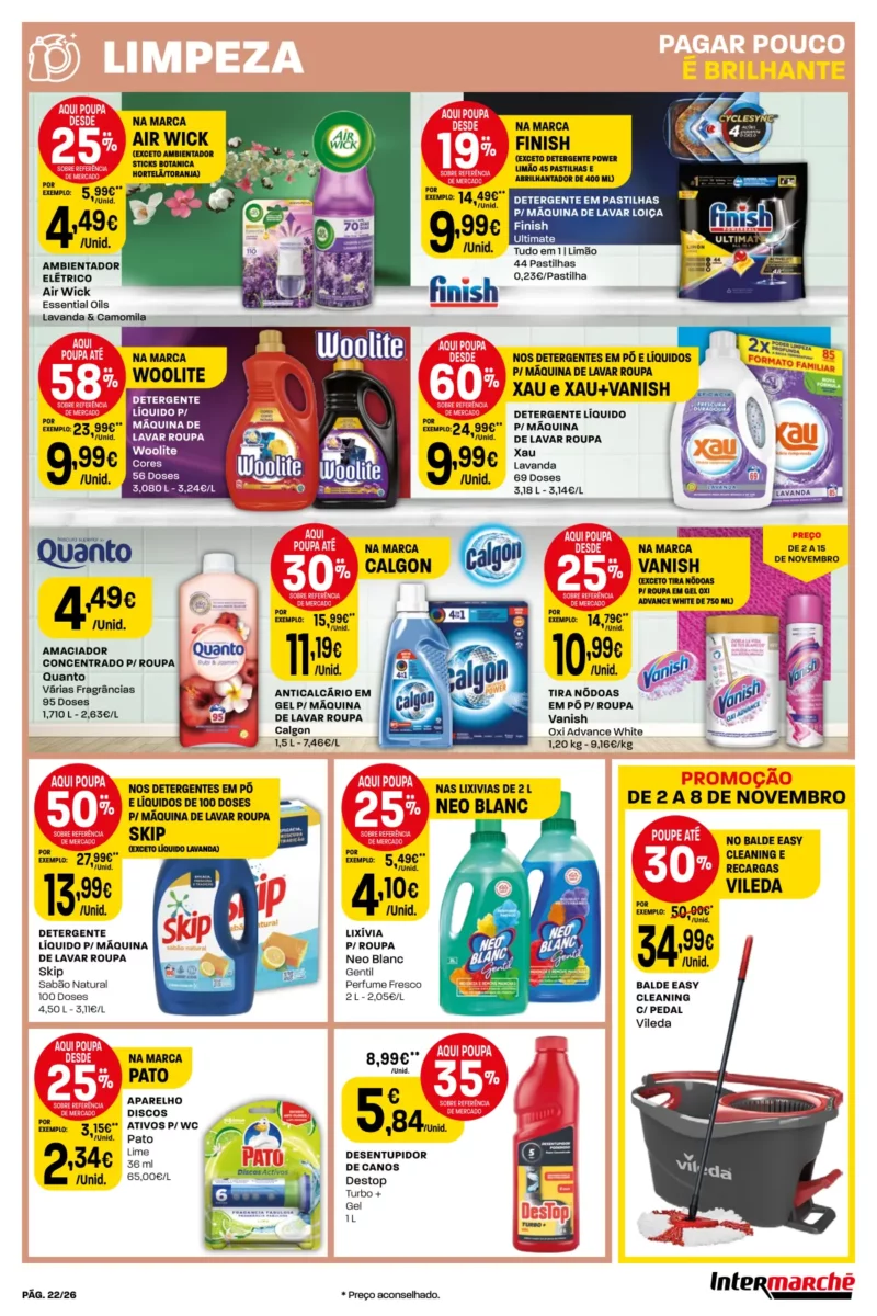 Antevis&atilde;o Folheto Intermarch&eacute; (2 a 8 novembro)