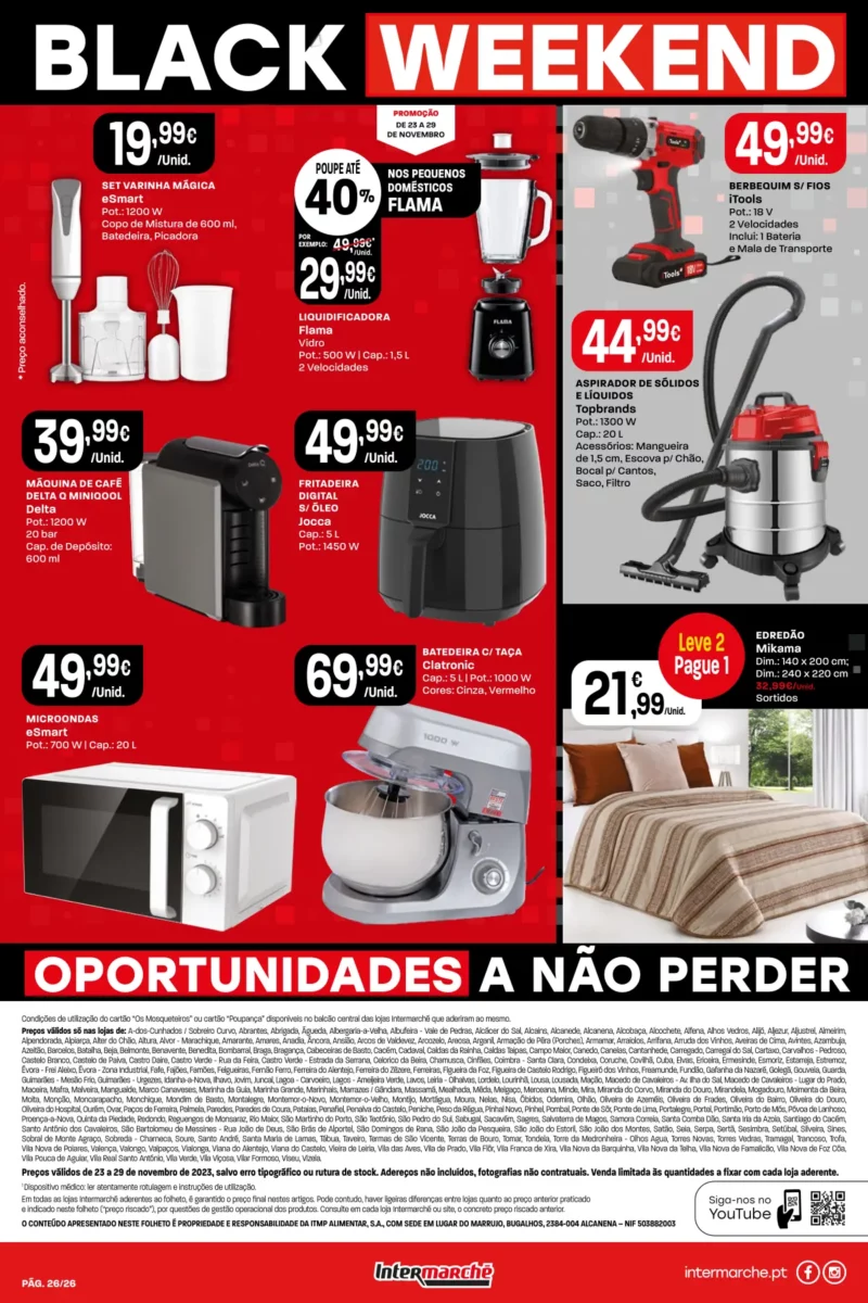 Antevis&atilde;o Folheto Intermarch&eacute; (23 a 29 novembro)