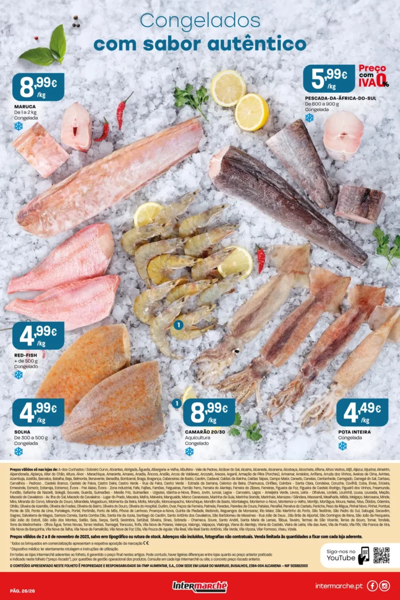 Antevis&atilde;o Folheto Intermarch&eacute; (2 a 8 novembro)