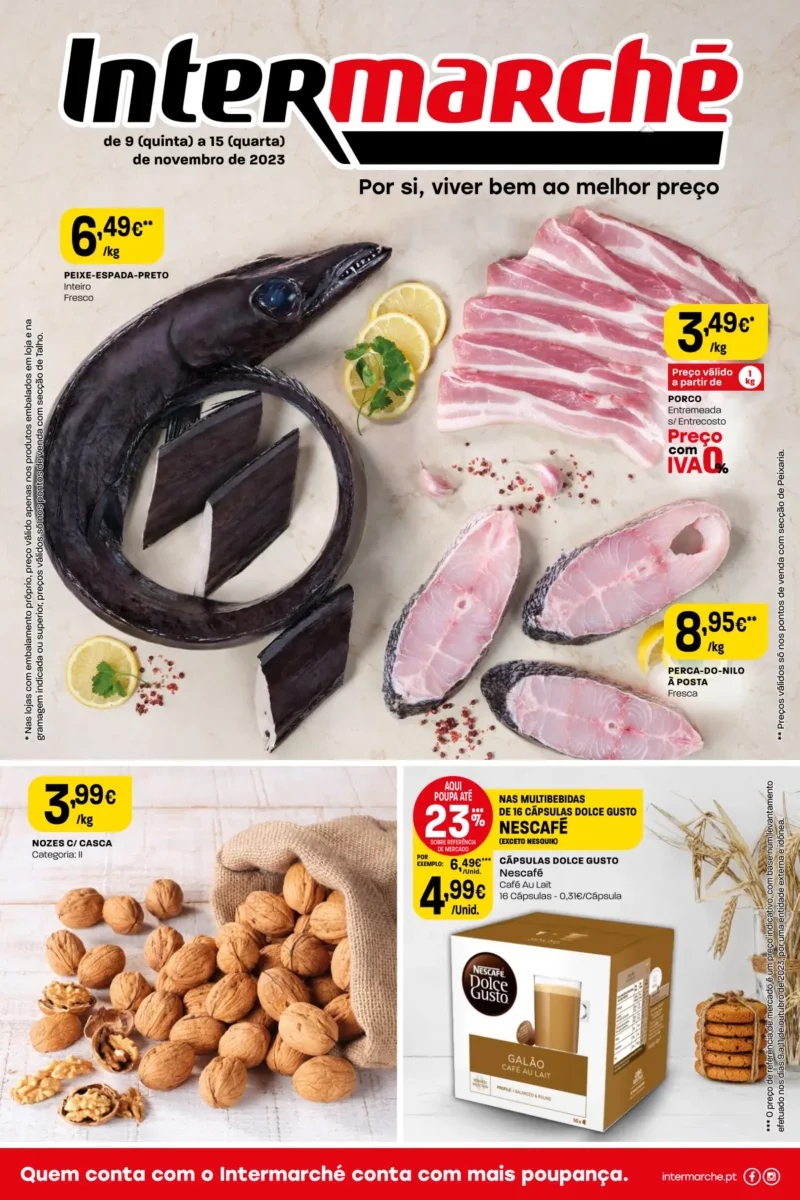 Antevis&atilde;o Folheto Intermarch&eacute; (9 a 15 novembro)