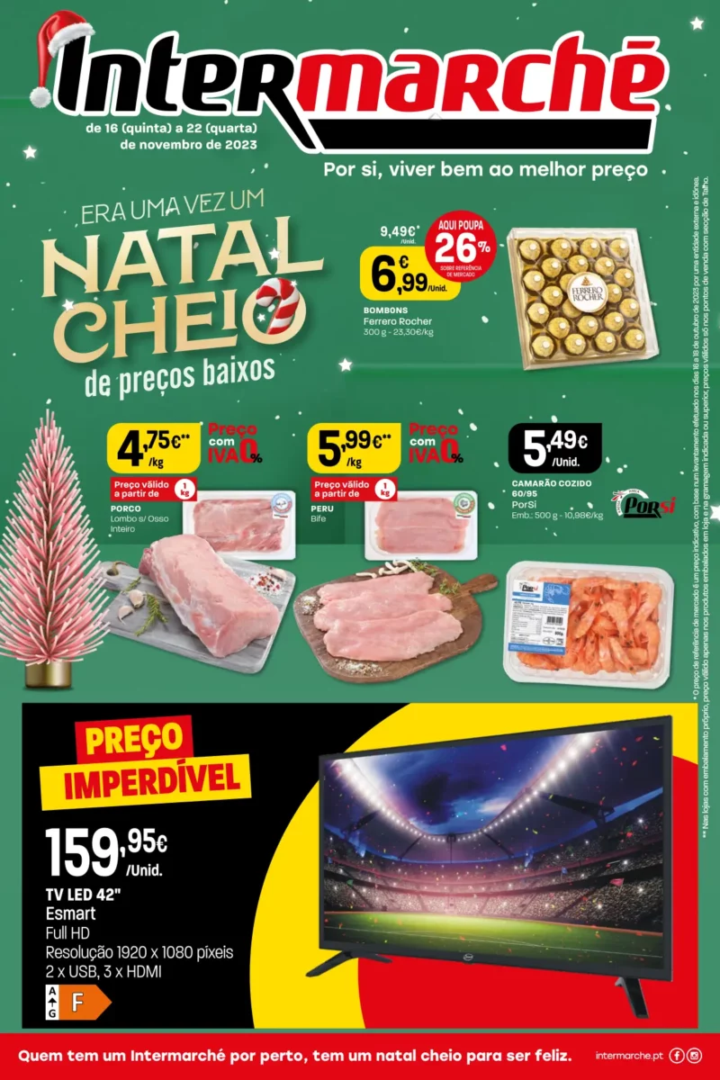 Antevis&atilde;o Folheto Intermarch&eacute; (16 a 22 novembro)