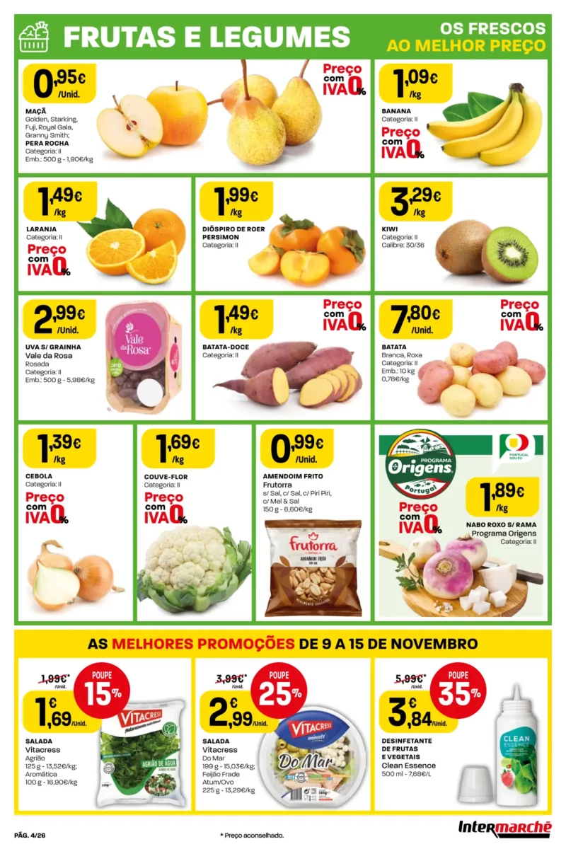 Antevis&atilde;o Folheto Intermarch&eacute; (9 a 15 novembro)