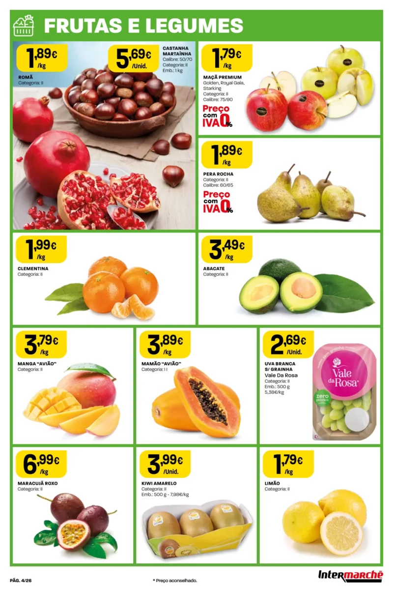 Antevis&atilde;o Folheto Intermarch&eacute; (2 a 8 novembro)