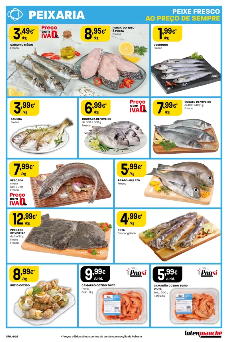 Antevis&atilde;o Folheto Intermarch&eacute; (9 a 15 novembro)