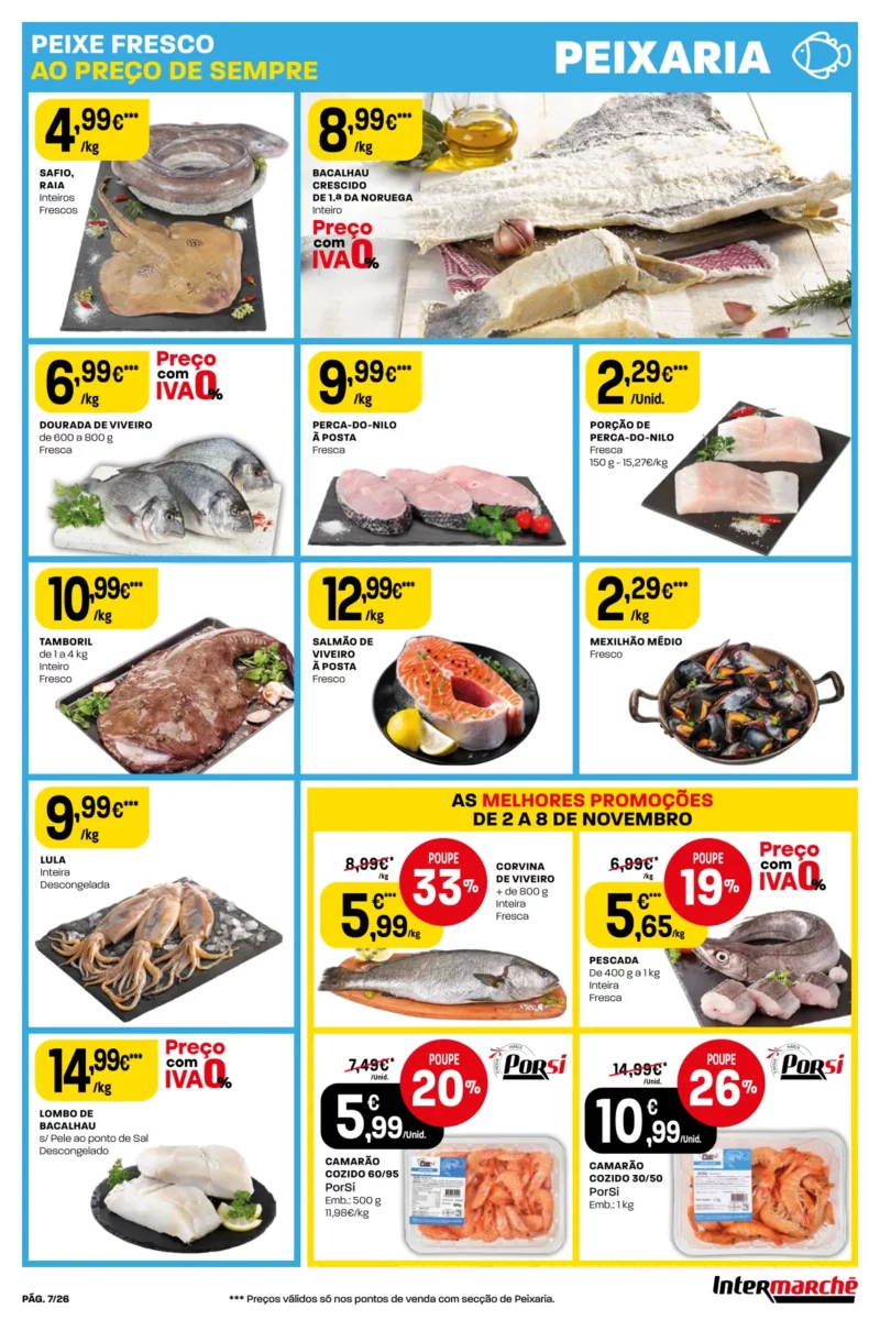 Antevis&atilde;o Folheto Intermarch&eacute; (2 a 8 novembro)