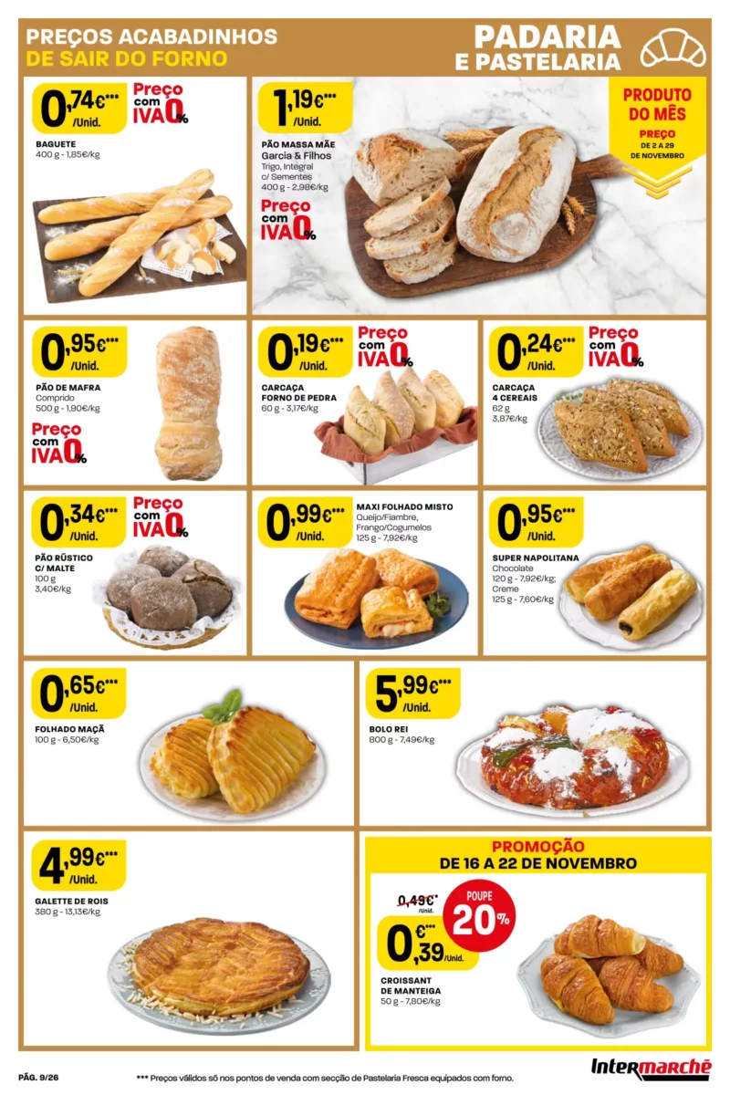 Antevis&atilde;o Folheto Intermarch&eacute; (16 a 22 novembro)