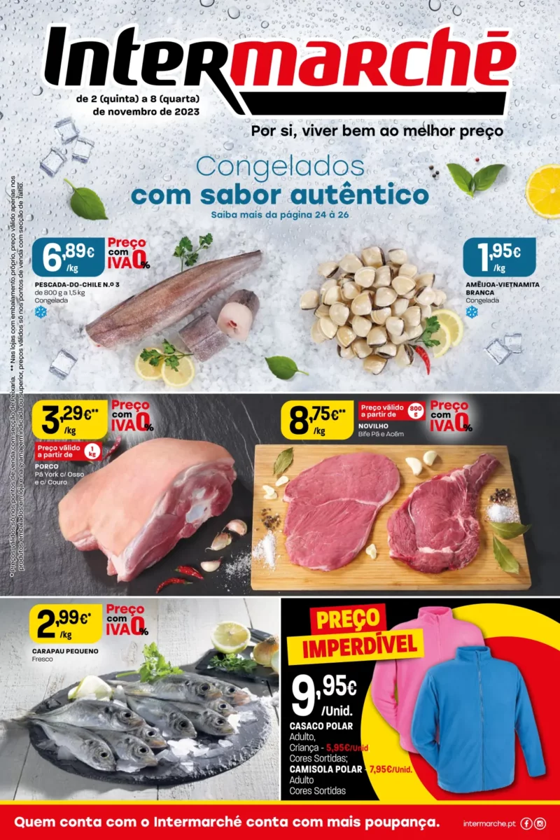 Antevis&atilde;o Folheto Intermarch&eacute; (2 a 8 novembro)