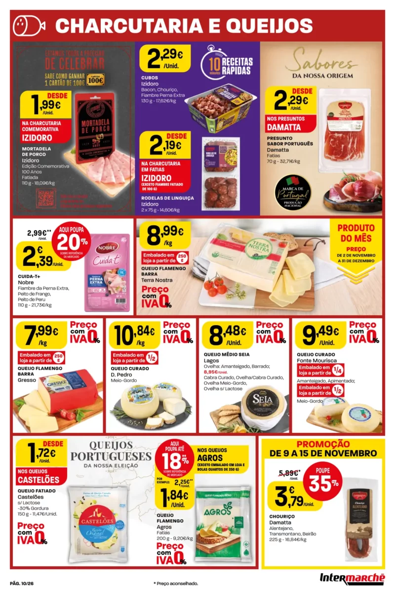 Antevis&atilde;o Folheto Intermarch&eacute; (9 a 15 novembro)