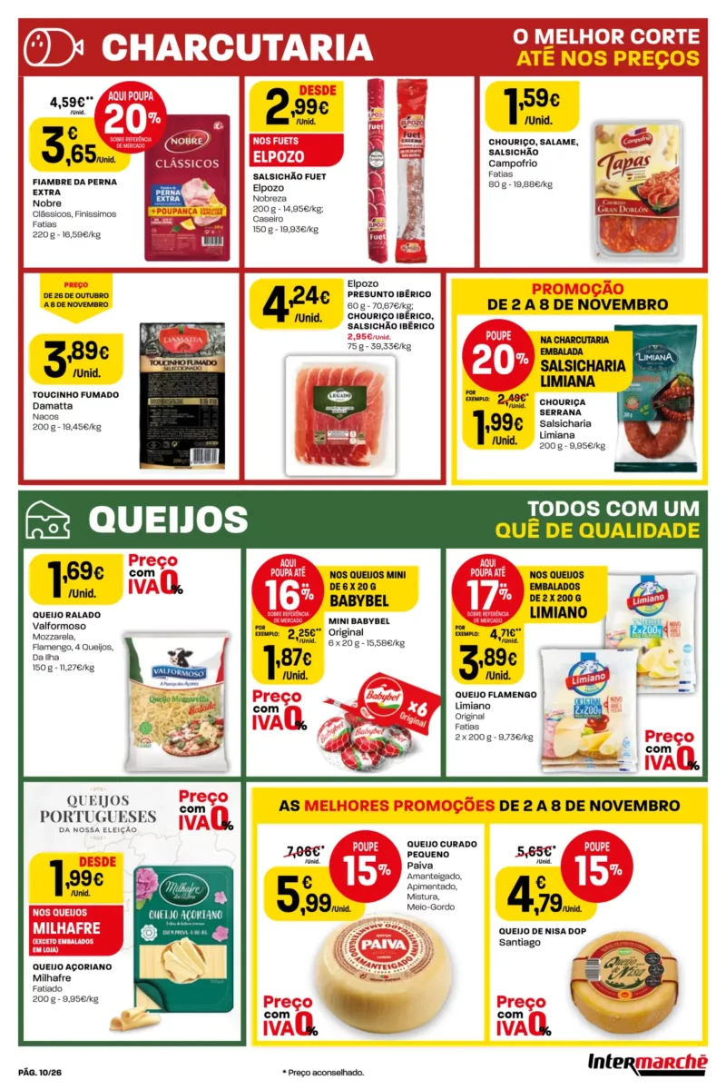 Antevis&atilde;o Folheto Intermarch&eacute; (2 a 8 novembro)