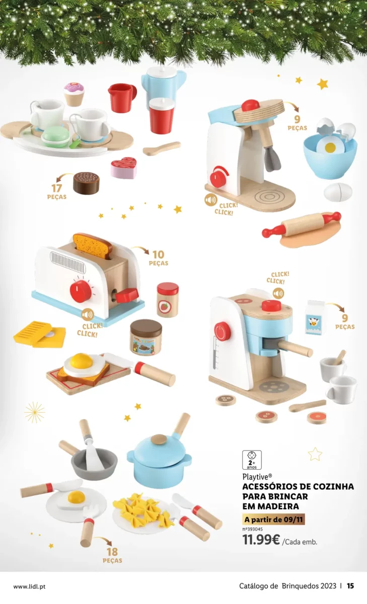 Antevis&atilde;o Folheto LiDL Brinquedos de Natal 2023