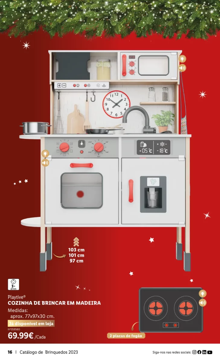 Antevis&atilde;o Folheto LiDL Brinquedos de Natal 2023