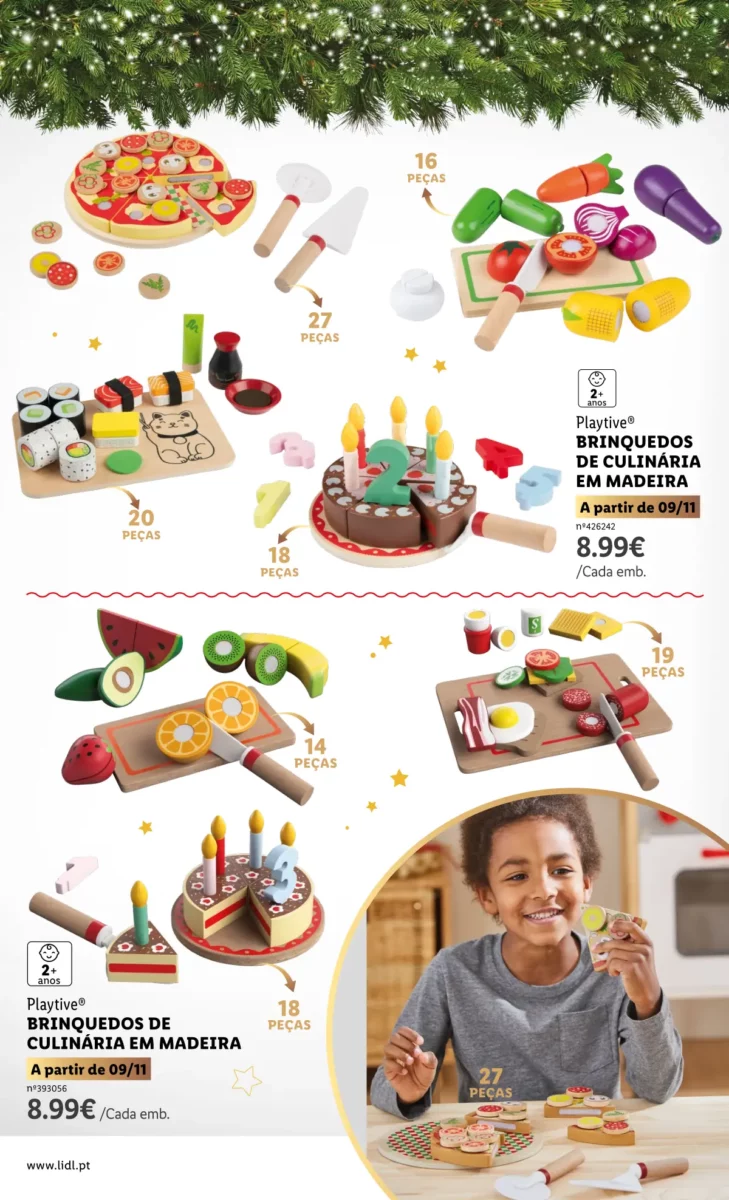 Antevis&atilde;o Folheto LiDL Brinquedos de Natal 2023