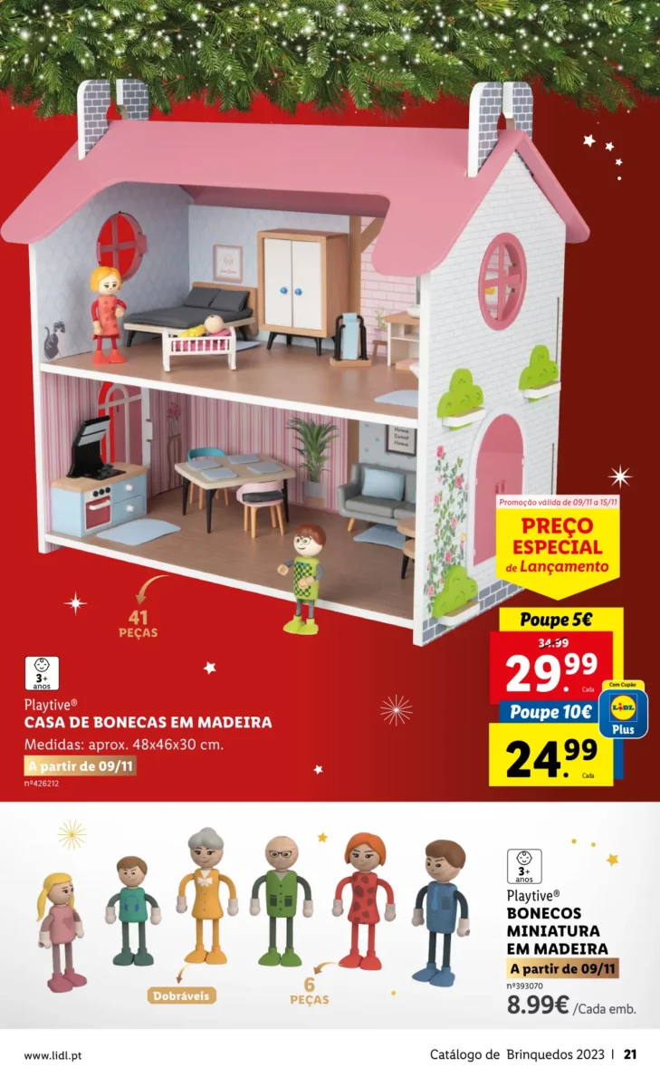 Antevis&atilde;o Folheto LiDL Brinquedos de Natal 2023