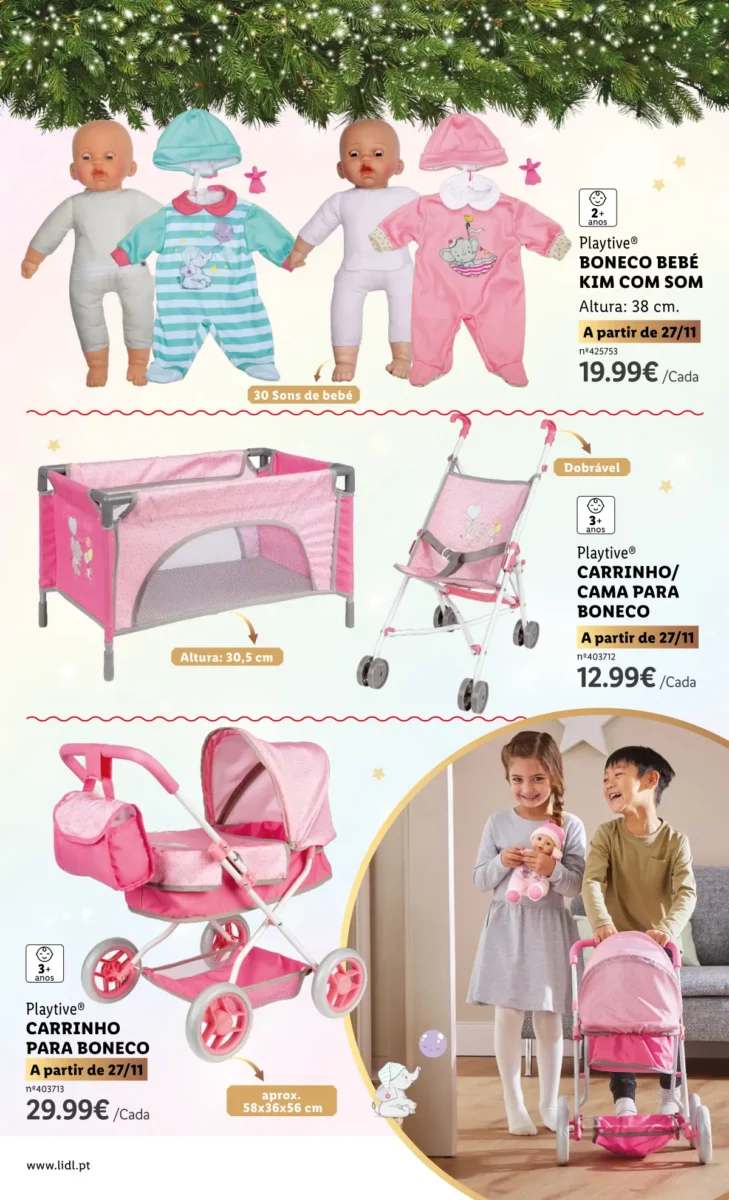 Antevis&atilde;o Folheto LiDL Brinquedos de Natal 2023