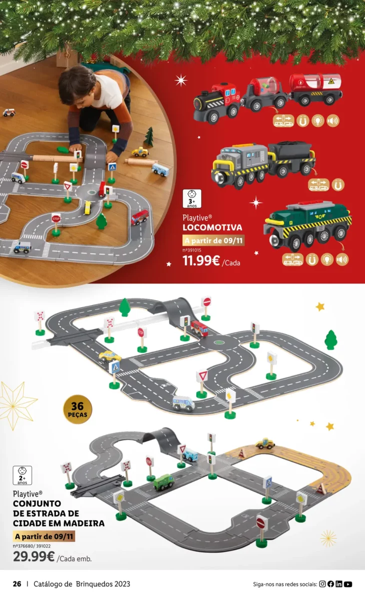 Antevis&atilde;o Folheto LiDL Brinquedos de Natal 2023