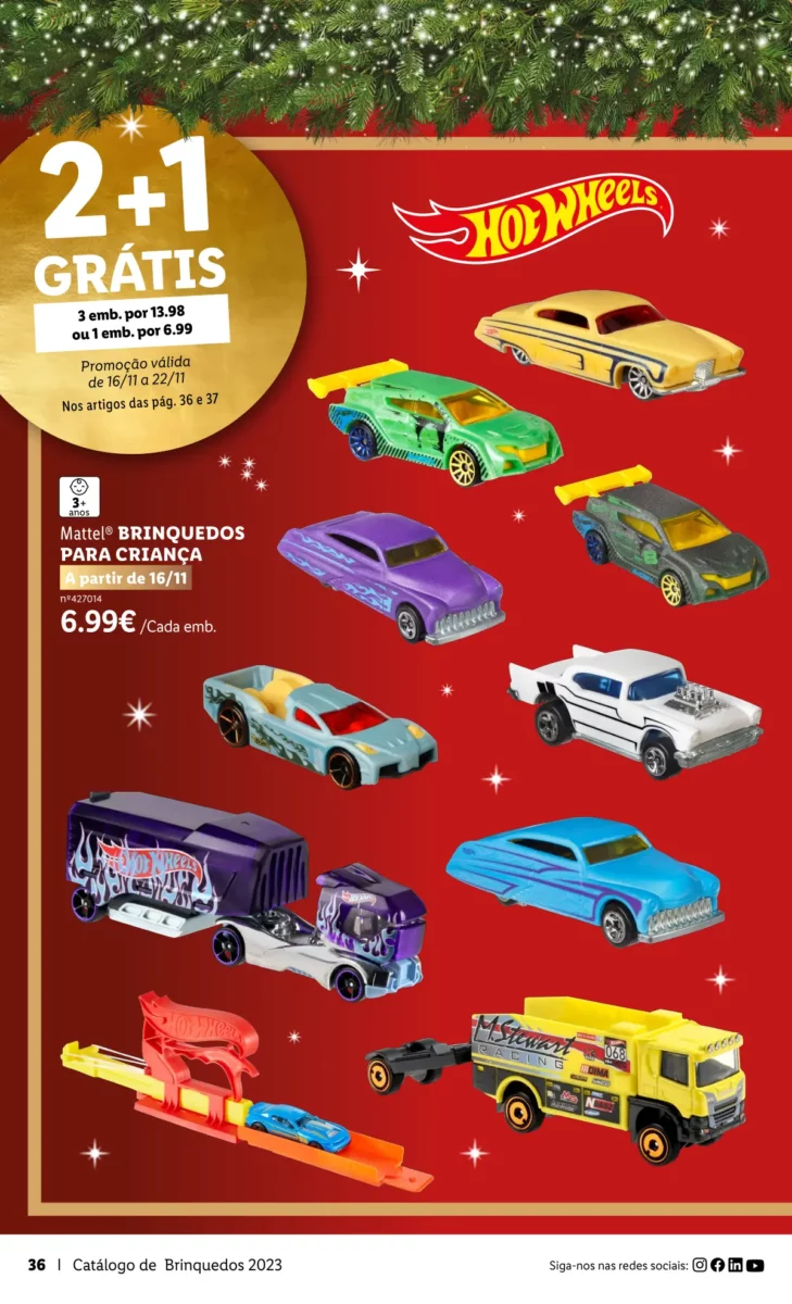 Antevis&atilde;o Folheto LiDL Brinquedos de Natal 2023