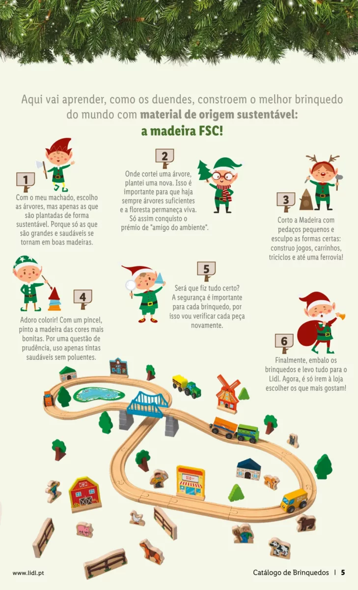 Antevis&atilde;o Folheto LiDL Brinquedos de Natal 2023
