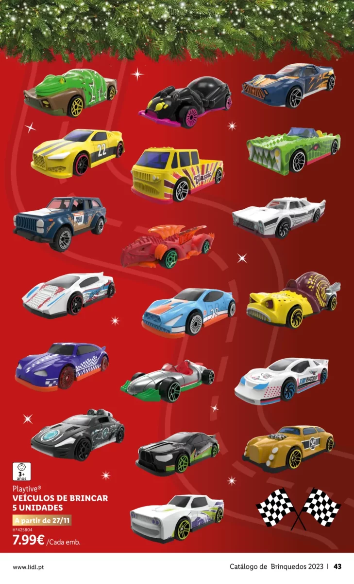 Antevis&atilde;o Folheto LiDL Brinquedos de Natal 2023