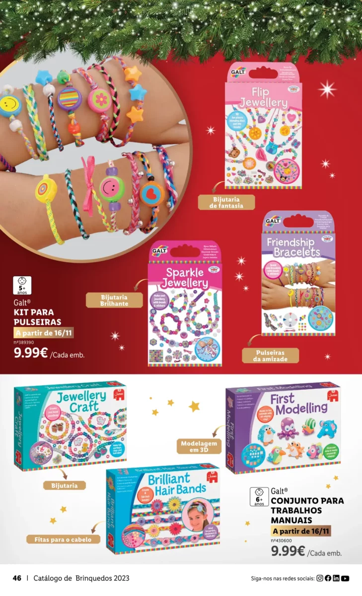 Antevis&atilde;o Folheto LiDL Brinquedos de Natal 2023