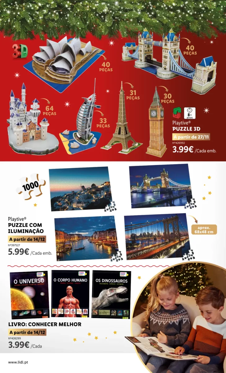 Antevis&atilde;o Folheto LiDL Brinquedos de Natal 2023