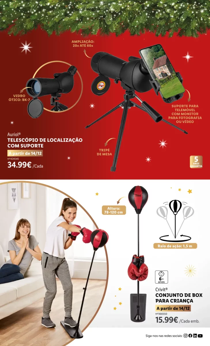 Antevis&atilde;o Folheto LiDL Brinquedos de Natal 2023
