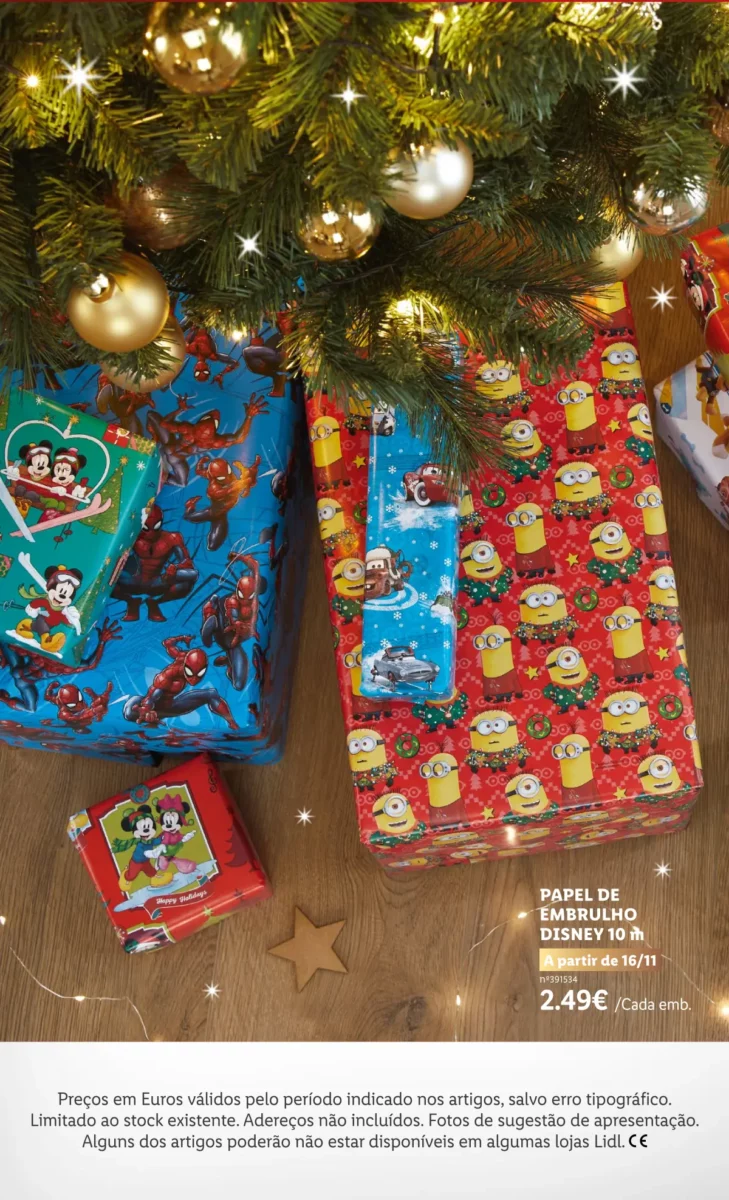 Antevis&atilde;o Folheto LiDL Brinquedos de Natal 2023