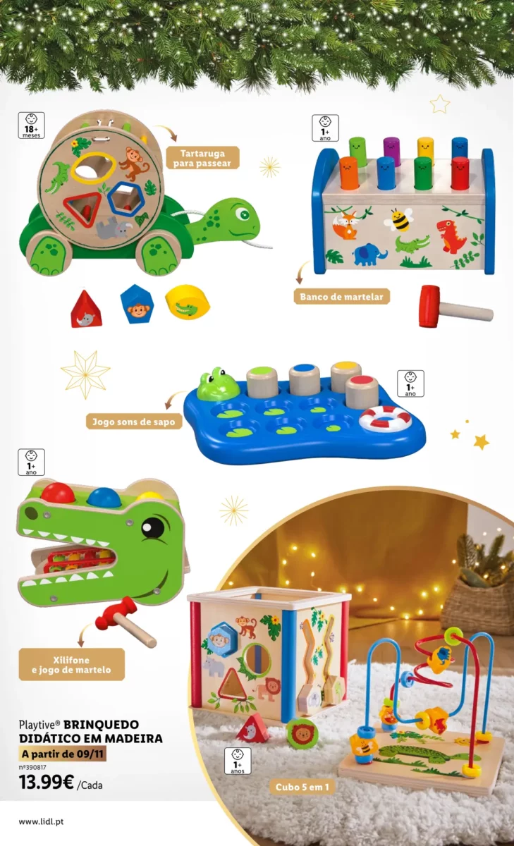 Antevis&atilde;o Folheto LiDL Brinquedos de Natal 2023