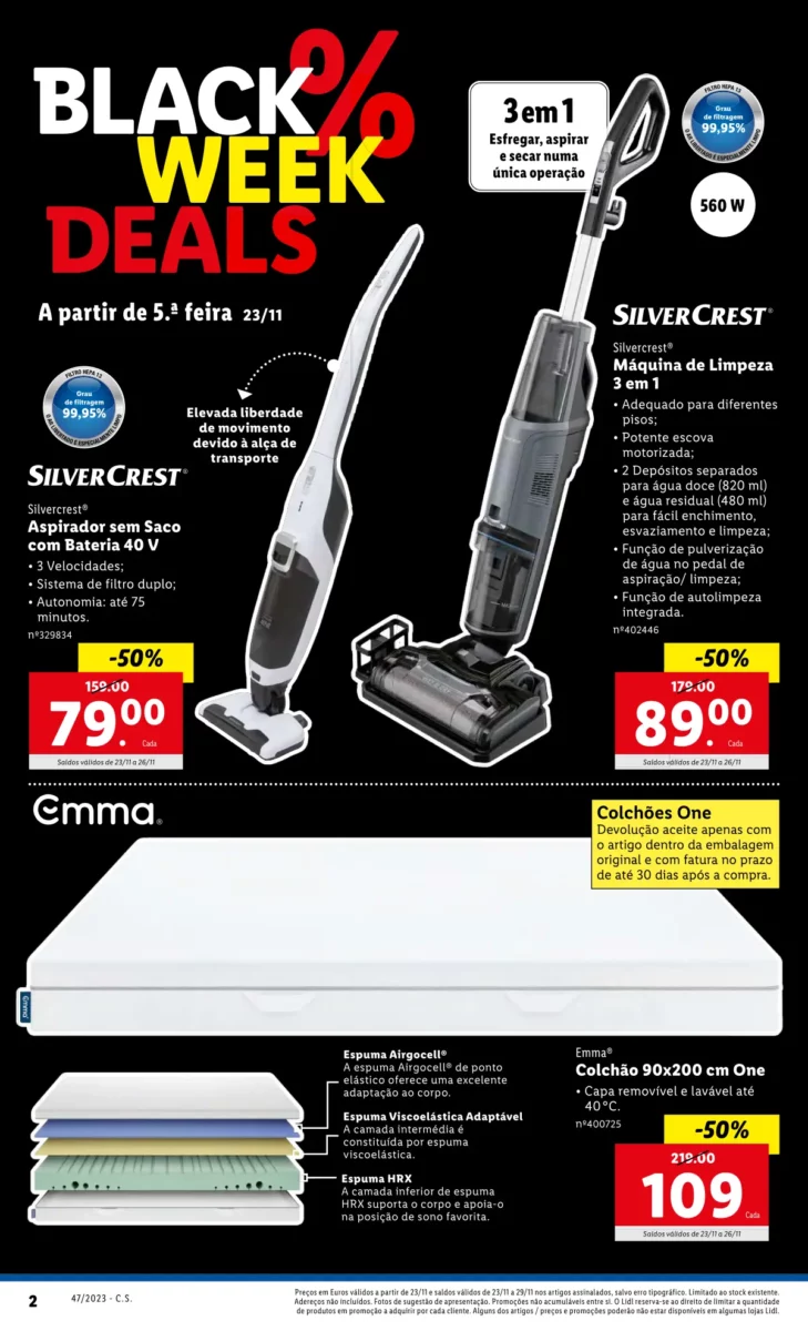 Antevis&atilde;o Folheto LiDL Novidades (a partir de 23 novembro)