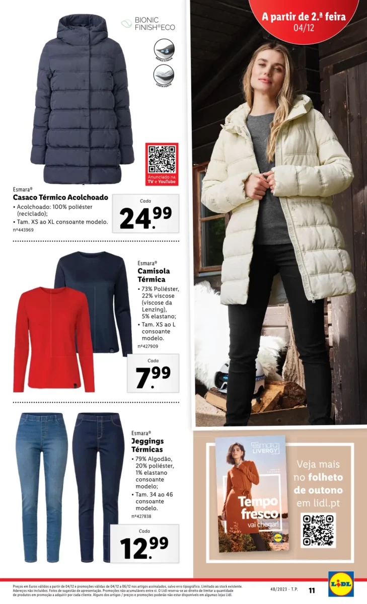 Antevis&atilde;o Folheto LiDL Novidades (a partir de 30 novembro)