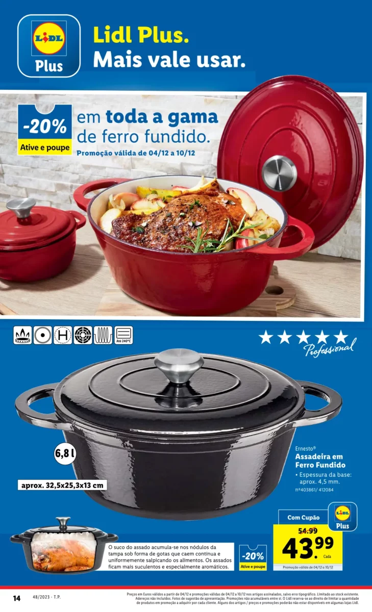 Antevis&atilde;o Folheto LiDL Novidades (a partir de 30 novembro)