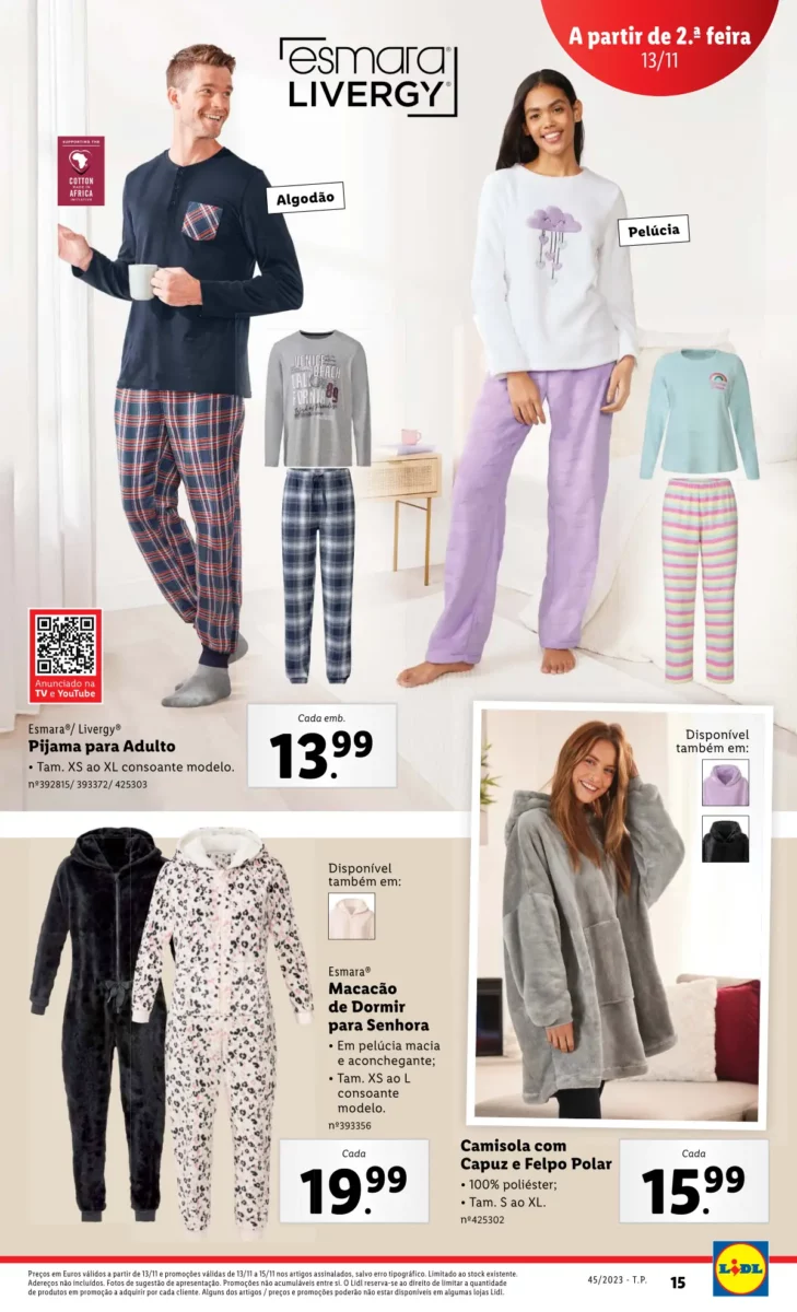 Antevis&atilde;o Folheto LiDL Novidades (a partir de 9 novembro)