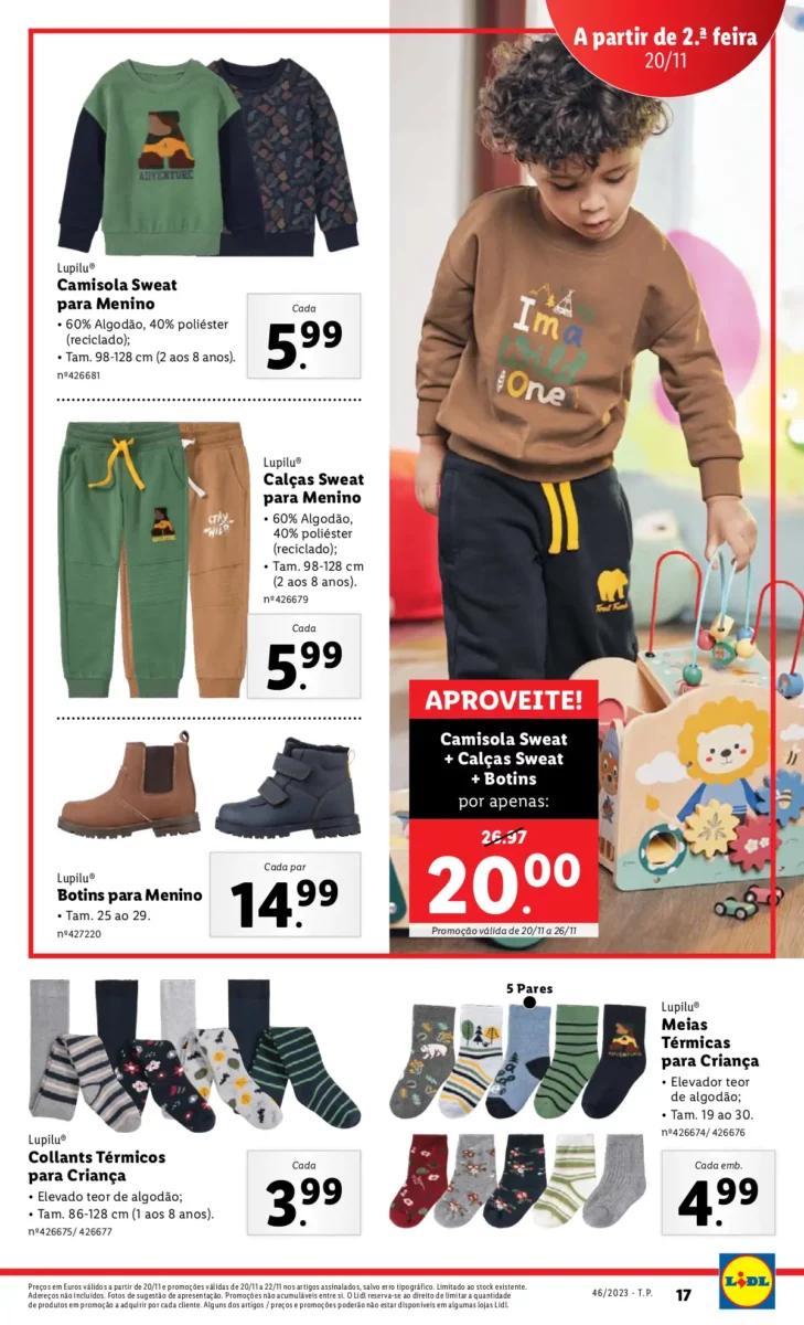 Antevis&atilde;o Folheto LiDL Novidades (a partir de 16 novembro)