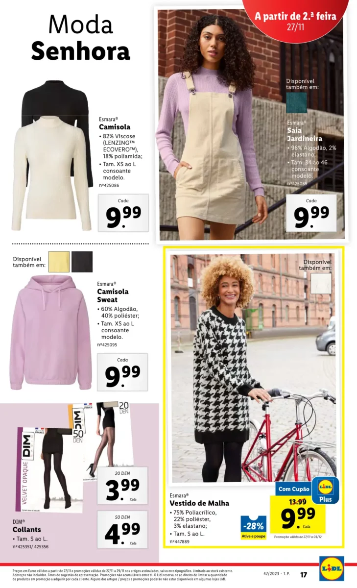 Antevis&atilde;o Folheto LiDL Novidades (a partir de 23 novembro)