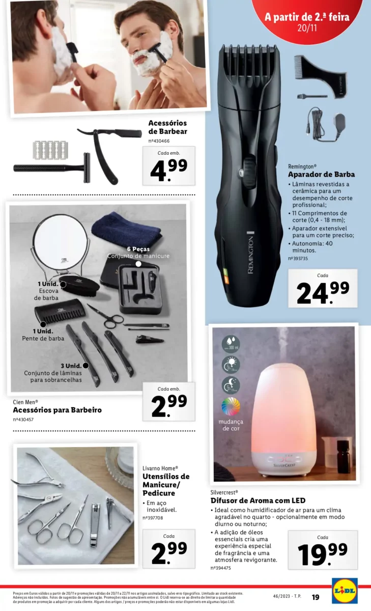 Antevis&atilde;o Folheto LiDL Novidades (a partir de 16 novembro)