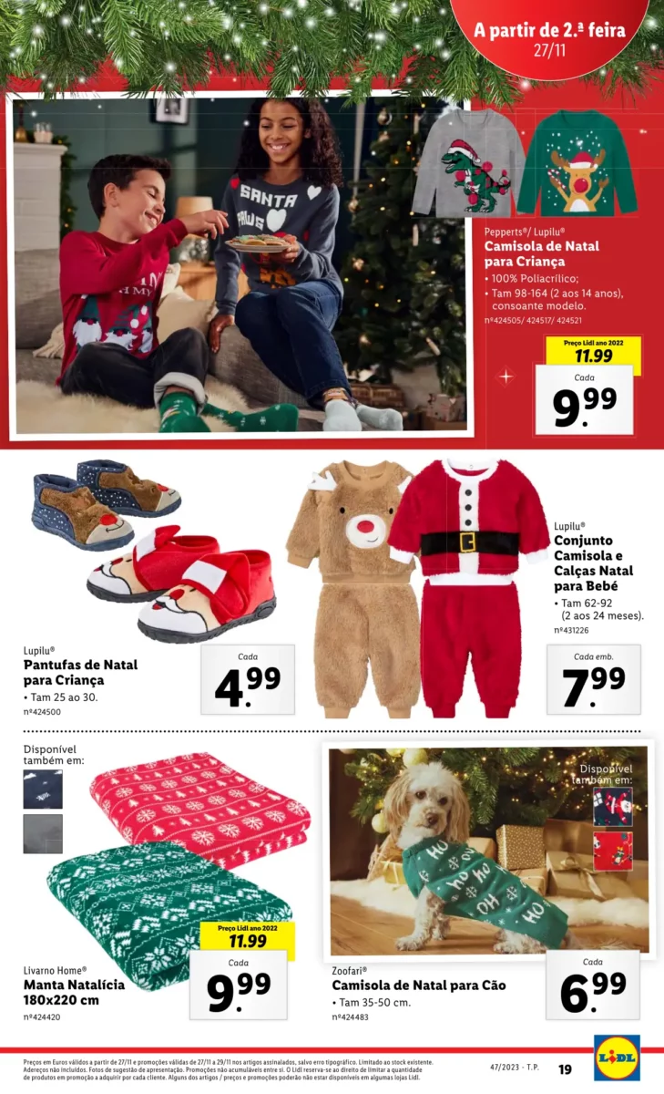 Antevis&atilde;o Folheto LiDL Novidades (a partir de 23 novembro)