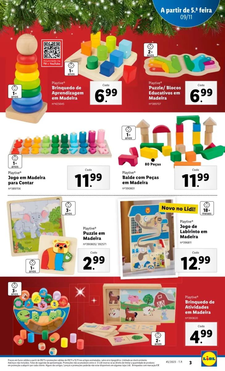 Antevis&atilde;o Folheto LiDL Novidades (a partir de 9 novembro)