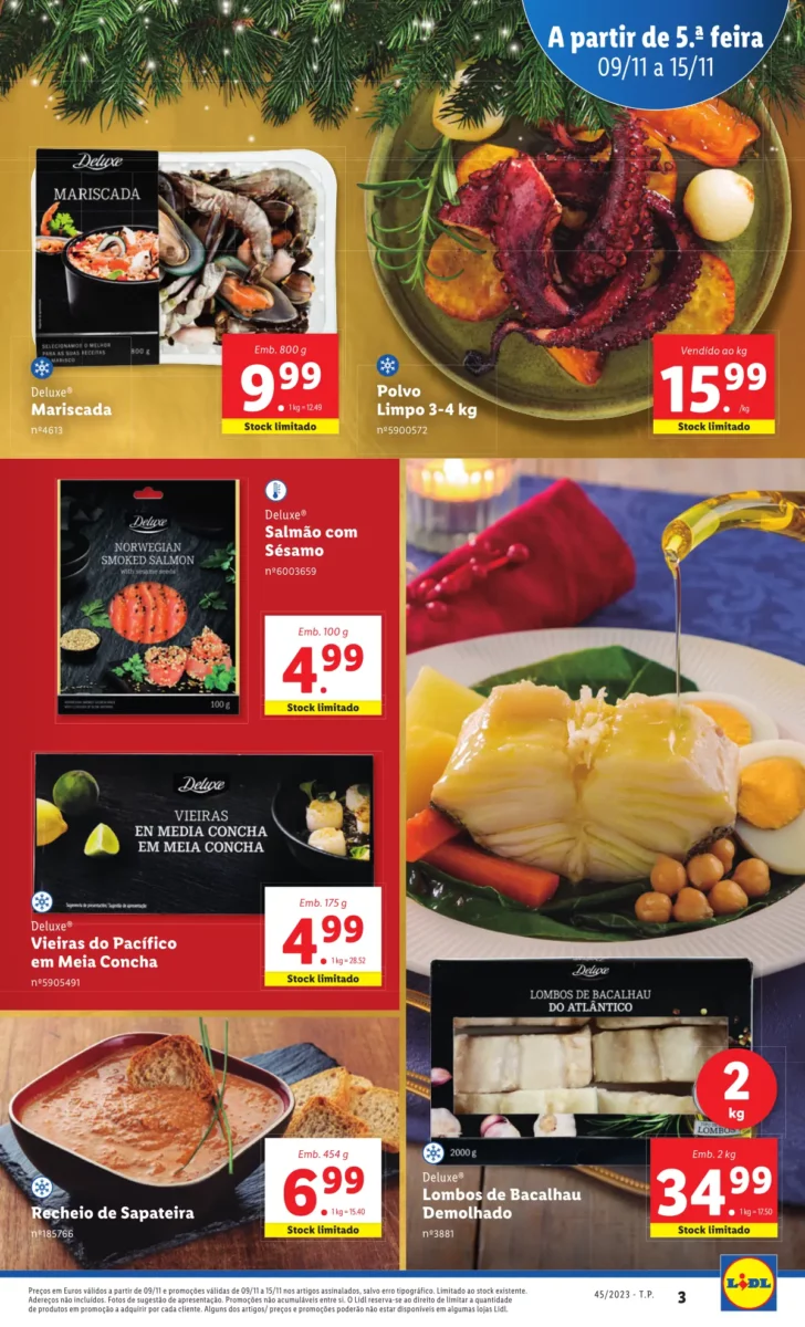 Antevis&atilde;o Folheto LiDL Novidades (a partir de 9 novembro)