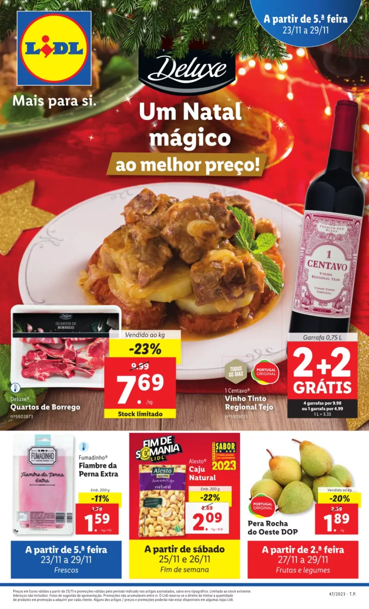Antevis&atilde;o Folheto LiDL Novidades (a partir de 23 novembro)