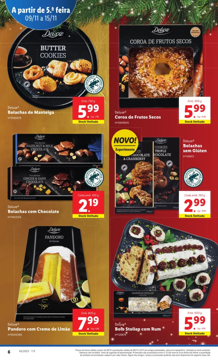 Antevis&atilde;o Folheto LiDL Novidades (a partir de 9 novembro)