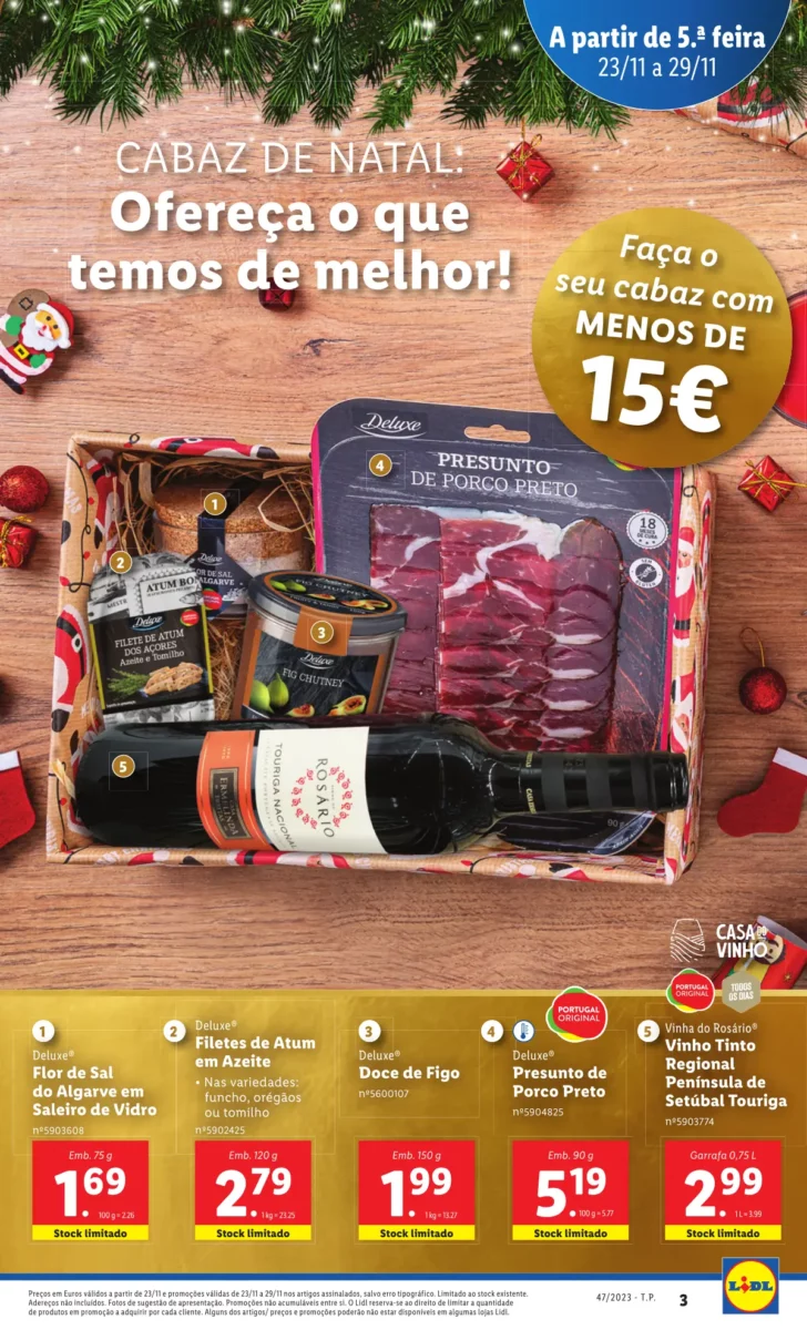 Antevis&atilde;o Folheto LiDL Novidades (a partir de 23 novembro)