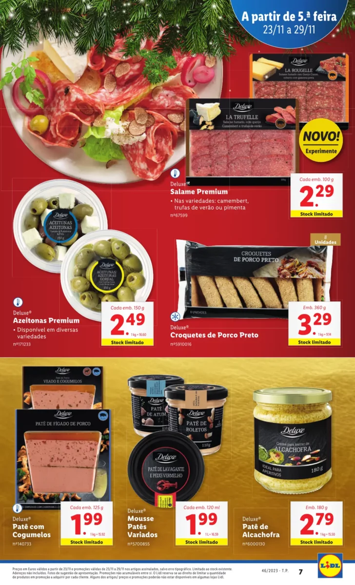Antevis&atilde;o Folheto LiDL Novidades (a partir de 23 novembro)